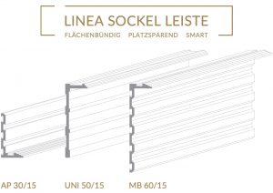 LINEA Sockel Leiste Profile